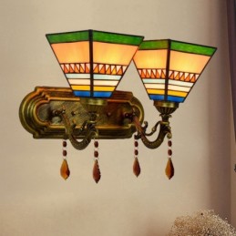 Tiffany-Wandleuchte aus...