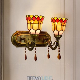 Tiffany-Wandleuchte aus...