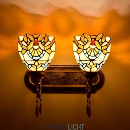 Tiffany-Wandleuchte aus...