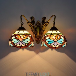 Tiffany-Wandleuchte aus...