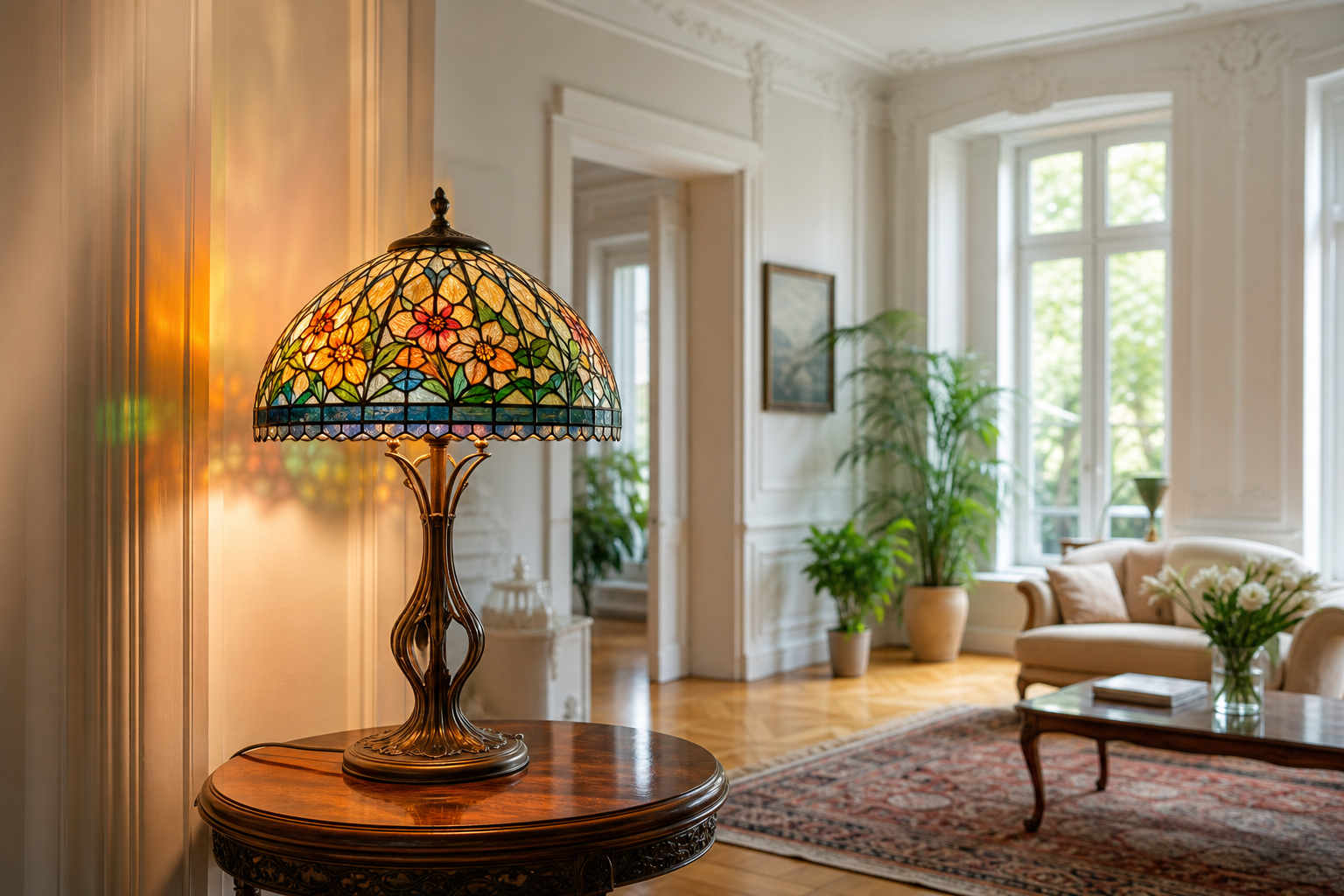 Tiffany Tischleuchten im Jugendstil: Ein Hauch Art Nouveau für Ihr Zuhause